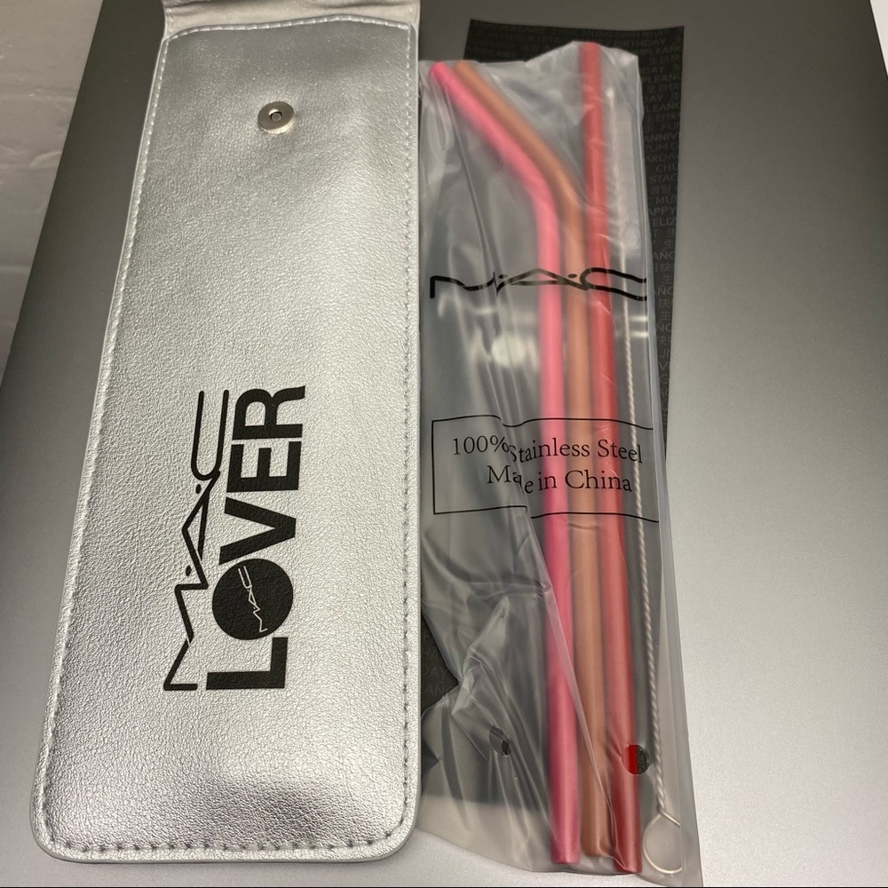 MAC LOVER Stainless Steel Straw & Pouch Set - Picture 9 of 9